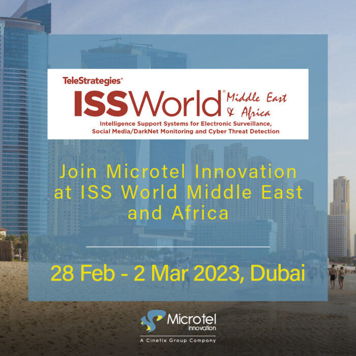 See you at ISS World Middle East and Africa